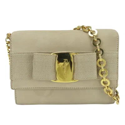 Pre-owned Ferragamo Suede Pochette Shoulder Bag () In Multi