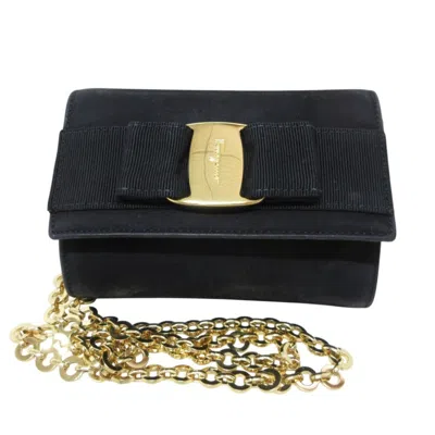 Pre-owned Ferragamo Suede Pouch Shoulder Bag ()