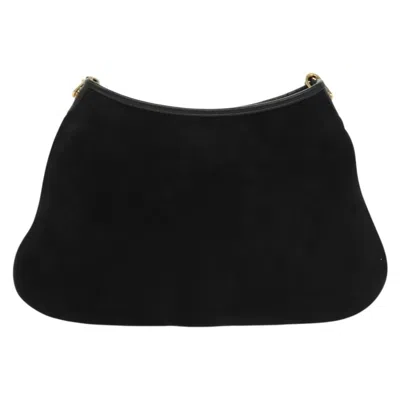 Pre-owned Ferragamo Suede Shoulder Bag () In Black