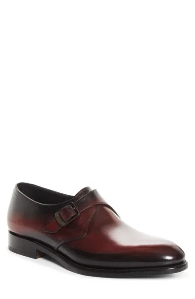 Ferragamo Sullivan Single Monk Strap Oxford In Multi