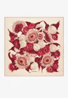 Ferragamo Sunflower Print Silk Scarf In Multicolor