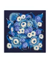 Ferragamo Sunflower Print Silk Scarf In Sunflower/marine