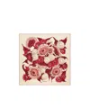 Ferragamo Sunflower Print Silk Scarf In Nude