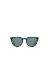 Ferragamo 53mm Round Sunglasses In Black
