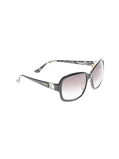 Pre-owned Ferragamo Sunglasses In Black