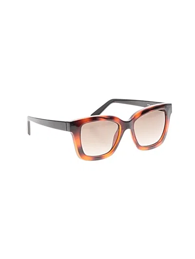 Pre-owned Ferragamo Sunglasses In Brown