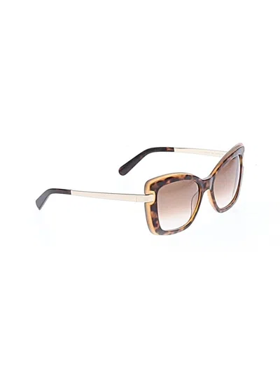 Pre-owned Ferragamo Sunglasses In Brown