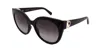 Ferragamo Sunglasses Sf1031s-001-53-20-140 Non-polarized In Black