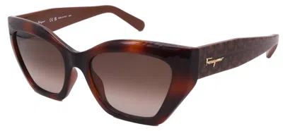 Ferragamo Sunglasses Sf1043s-238-54-18-145 Non-polarized In Purple