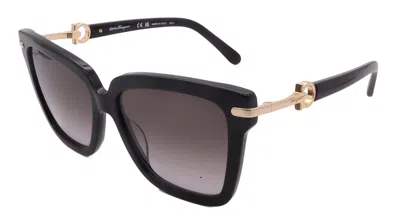 Ferragamo Sunglasses Sf1085s-011-57-16-140 Non-polarized In Black