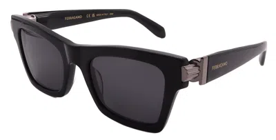 Ferragamo Sunglasses Sf2013s-001-52-21-135 Non-polarized In Black