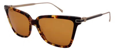 Ferragamo Sunglasses Sf2036s-242-56-16-140 Non-polarized In Brown