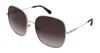 Ferragamo Sunglasses Sf300s-041-59-18-140 Non Polarized In Silver