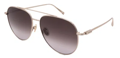 Ferragamo Sunglasses Sf308s-703-61-15-145 Non-polarized In Gold