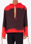 Ferragamo Gradient-effect Hooded Kaftan