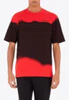 Ferragamo Gradient Leopard Print Jersey T-shirt