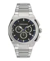 Ferragamo Supreme Chrono Bracelet Watch In Metallic