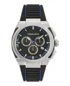Ferragamo Supreme Chrono Silicone Watch In Multi