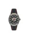 Ferragamo Supreme Skeleton Automatic Watch In Black