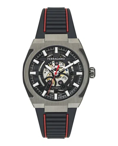 FERRAGAMO FERRAGAMO SUPREME SKELETON AUTOMATIC WATCH