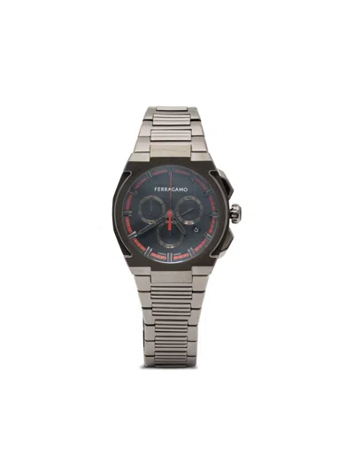 Ferragamo Supreme Watch In Black
