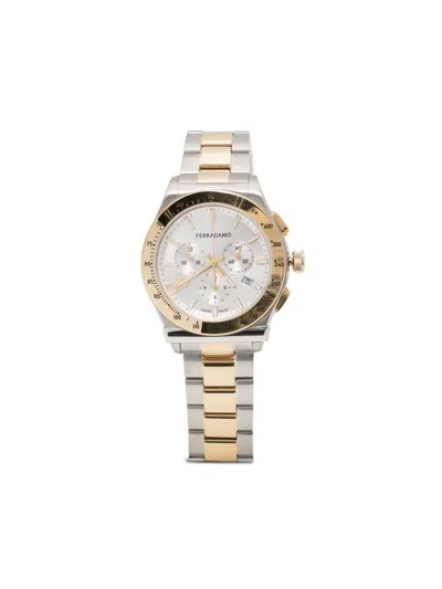 Ferragamo Supreme Watch In Silver