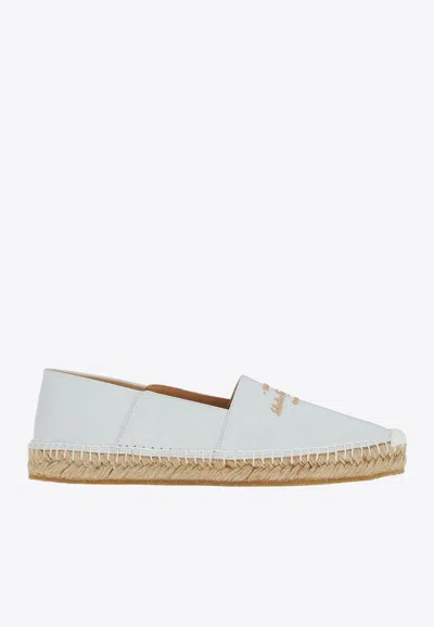 FERRAGAMO SUSANA LEATHER ESPADRILLES