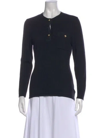 Pre-owned Ferragamo Sweater In Black