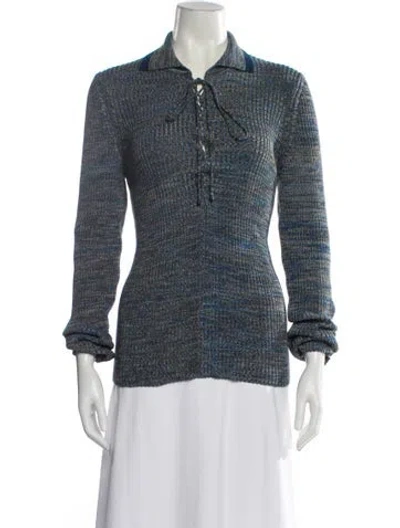Pre-owned Ferragamo Sweater In Blue