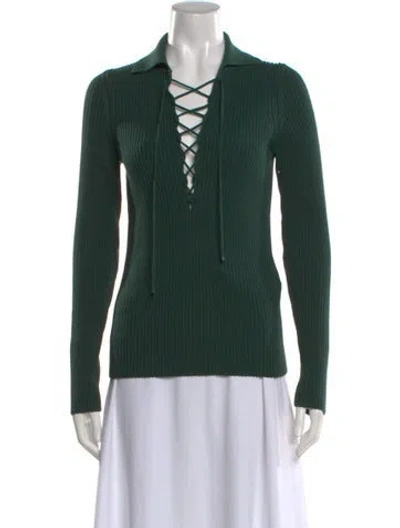 Pre-owned Ferragamo Sweater W/ Tags In Green