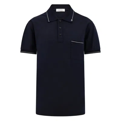 FERRAGAMO SWEATERS BLUE