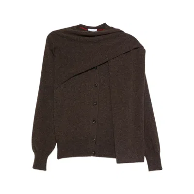 Ferragamo Sweaters Brown