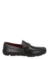 Ferragamo Man Loafers Black Size 8.5 Leather In Black