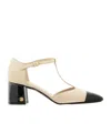 FERRAGAMO T-BELT HIGH HEELS