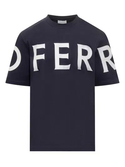 Ferragamo T-shirt In Blue