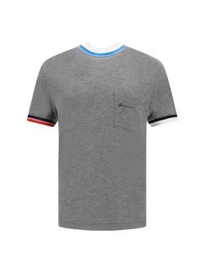 Ferragamo Salvatore  T-shirts In Grey