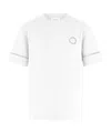 Ferragamo Ajour Sticker Short-sleeves T-shirt In White