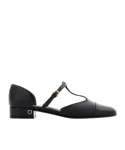 FERRAGAMO T-STYLE BALLET SHOES