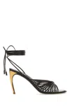 Ferragamo Dark Brown Leather Atena Sandals