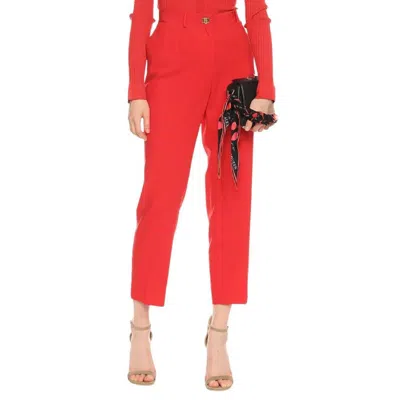 Ferragamo Tailored Ankle-length Pants In Red