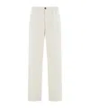 Ferragamo Elasticated Tailore Trousers In Neutral