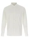 Ferragamo Tailored Stretch Cotton Poplin Shirt In White