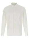 Ferragamo Tailored Stretch Cotton Poplin Shirt In White