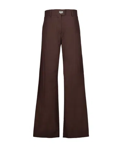Ferragamo Tailored Trouser In Brown