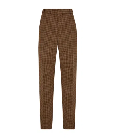 Ferragamo Tailored Trouser In Brown