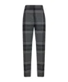 Ferragamo Checked Tailored Trousers In Multi