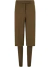 Ferragamo Tailored Trousers In Green