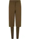 Ferragamo Tailored Trousers In Green