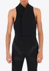 Ferragamo Tailored Waistcoat In Black