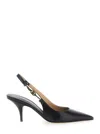 Ferragamo Tally 70 Sling Pump Heel 7.0 Mid (5 - <8 Cm) In Black